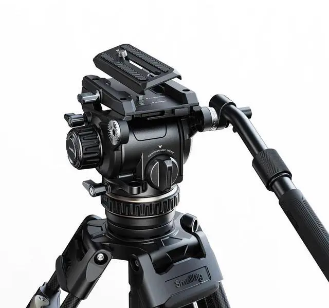 Alt view image 4 of 4 - SmallRig SmallRig Heavy-Duty Carbon Fiber Tripod Kit AD-120