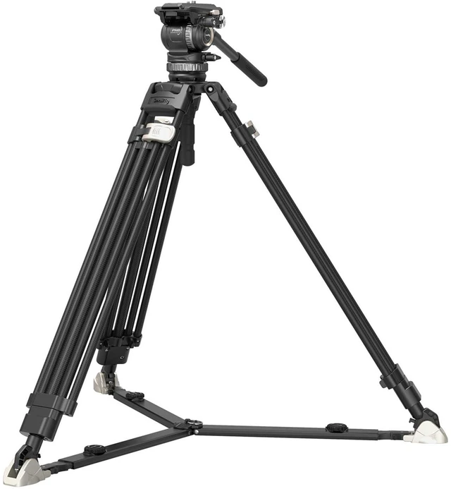 Main image of SmallRig AD-Pro8 FreeBlazer 3-Section Carbon Fiber Tripod with PH8 Fluid Head