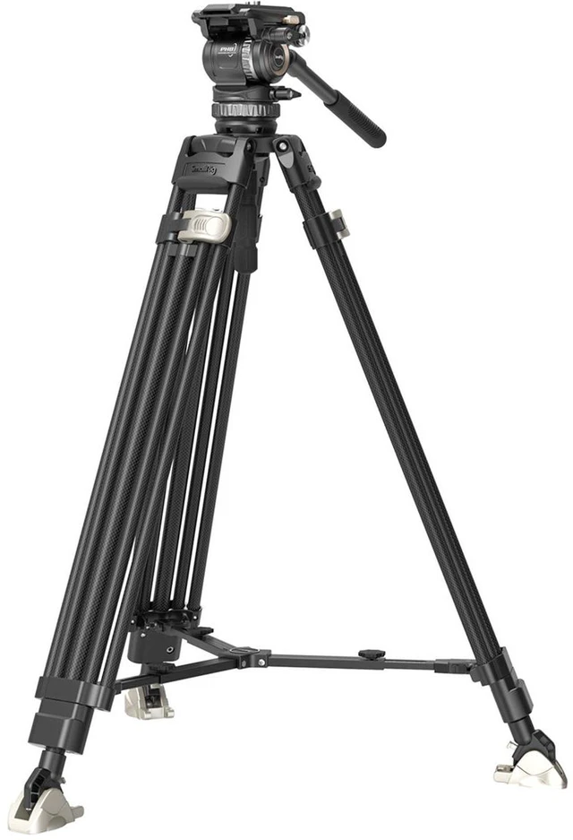 Alt view image 2 of 6 - SmallRig AD-Pro8 FreeBlazer 3-Section Carbon Fiber Tripod with PH8 Fluid Head