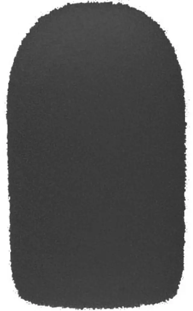 Main image of Windtech 1412 - W1400 Series Lavalier Windscreen, Black