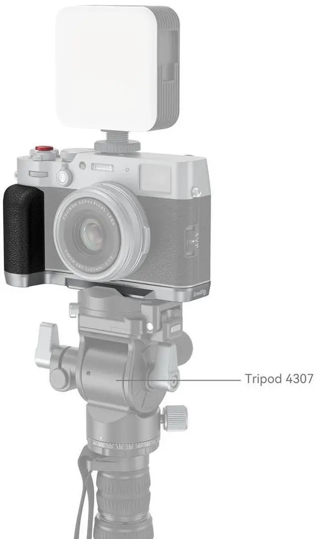 Alt view image 5 of 5 - SmallRig SmallRig L-Shape Grip for Fujifilm X100VI & X100V, Silver