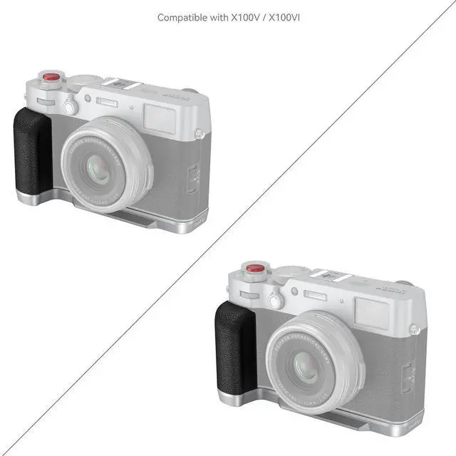 Alt view image 4 of 5 - SmallRig SmallRig L-Shape Grip for Fujifilm X100VI & X100V, Silver
