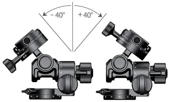 Alt view image 2 of 5 - SunwayFoto GH-PROII+ Innovative Geared Head with GC-01 Clamp