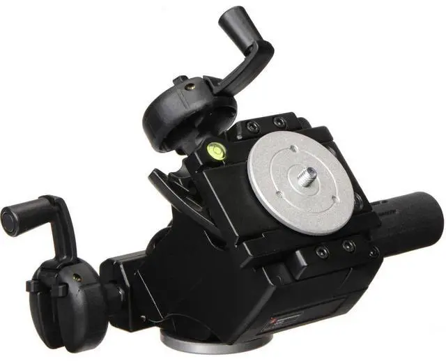 Alt view image 3 of 5 - Manfrotto 400 Deluxe Geared Head with Quick Release Supports - 22.1 lbs (#3263)