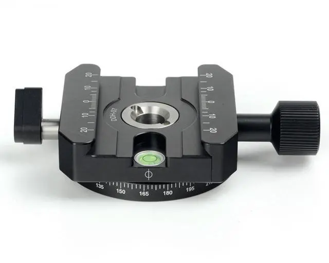 Alt view image 2 of 4 - SunwayFoto DDH-07N Panoramic Panning Clamp, Jaw Length 58mm, Screw Hole UNC3/8", 44.09lbs Capacity