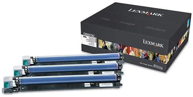 Alt view image 16 of 16 - LEXMARK C950X73G C950, X95x Photoconductor Unit 3-Pack