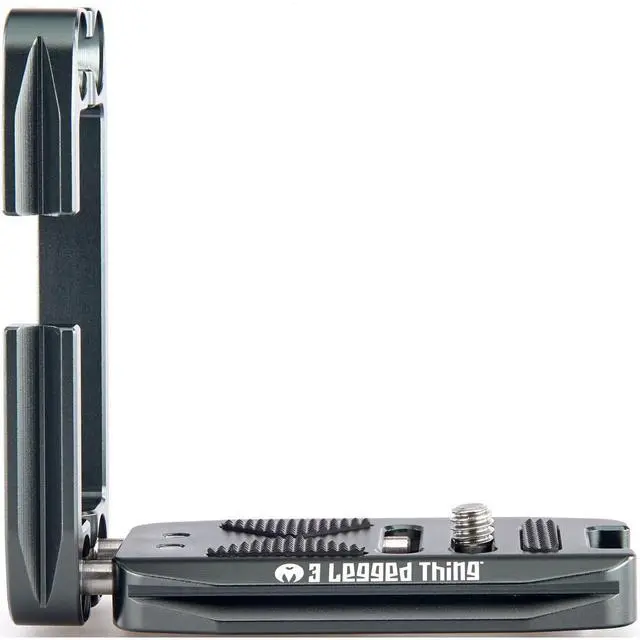 Alt view image 2 of 7 - 3 Legged Thing Ellie Short Universal L-Bracket with Shorter Base, Metallic Slate, Gray