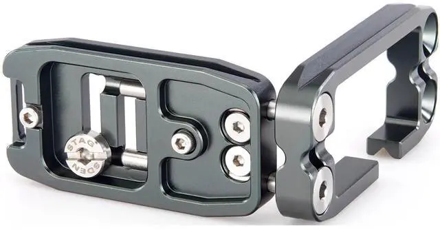 Alt view image 7 of 7 - 3 Legged Thing Ellie Short Universal L-Bracket with Shorter Base, Metallic Slate, Gray