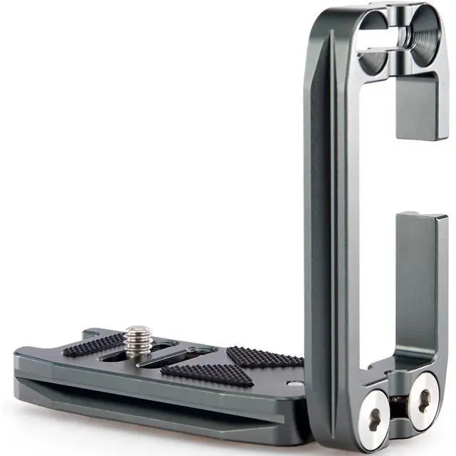 Alt view image 4 of 7 - 3 Legged Thing Ellie Short Universal L-Bracket with Shorter Base, Metallic Slate, Gray