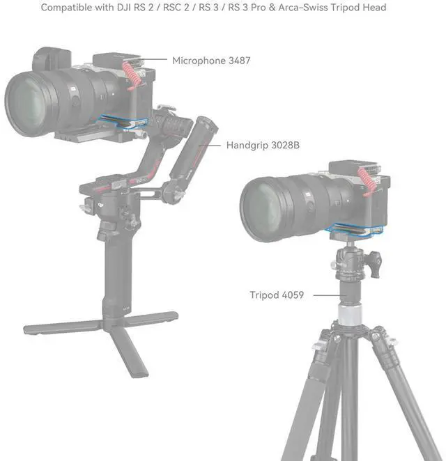 Alt view image 4 of 5 - SmallRig Bottom Mount Plate for Sony Alpha 7C II and Alpha 7CR, Silver