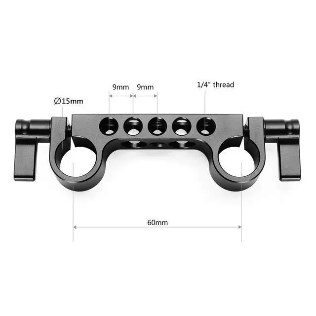 Alt view image 6 of 9 - SMALLRIG DSLR Super lightweight 15mm RailBlock 3 942