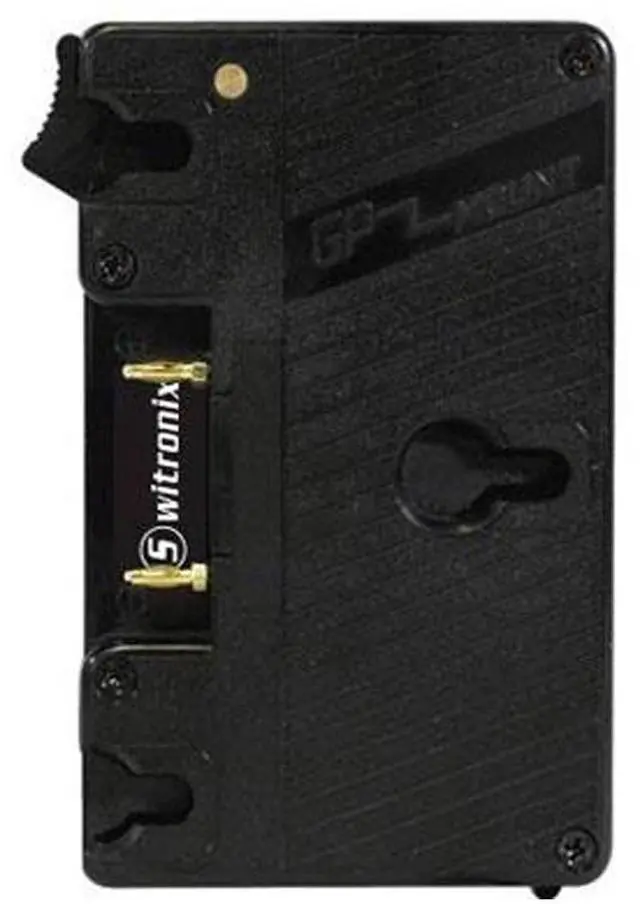 Main image of Core SWX GP-A-URSA 3-Stud Mount Plate with 2 Powertaps and BMD 12 Way Molex Connector for Black Magic URSA