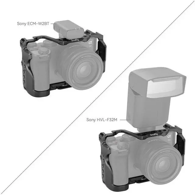 Alt view image 5 of 7 - SmallRig 4422 Full Camera Cage Kit for Sony Alpha 7C II and Alpha 7CR