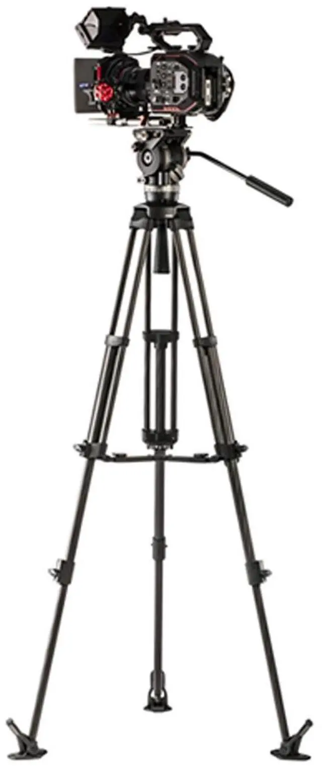 Alt view image 3 of 7 - Libec NX-300MC 3-Section Carbon Fiber Tripod with NH30 Head and Mid-Level Spreader