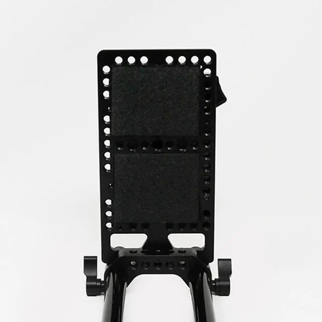 Alt view image 6 of 6 - Core SWX 15mm Rail Mount Cheese Plate with 3-Stud Battery Plate and 10" 2-Pin Coil Cable for Blackmagic Pocket 4K & 6K