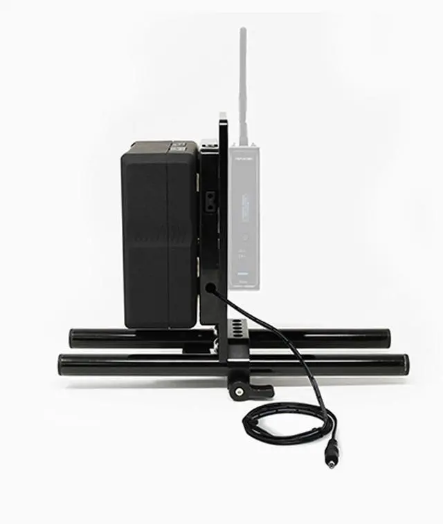 Alt view image 4 of 6 - Core SWX 15mm Rail Mount Cheese Plate with 3-Stud Battery Plate and 18" LEMO Power Cable for Canon C200/C300 Mark II