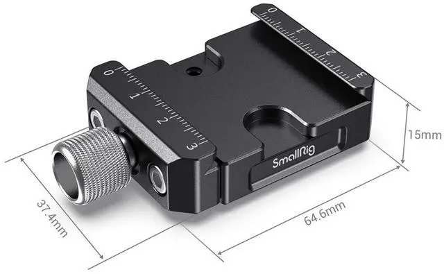 Alt view image 4 of 7 - SmallRig Arca-Type Quick Release Clamp for DJI Ronin S/Ronin SC and ZHIYUN Crane Series/Weebill-S Gimbals