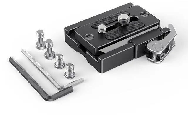 Alt view image 3 of 7 - SmallRig Quick Release Arca-Type Clamp and Plate