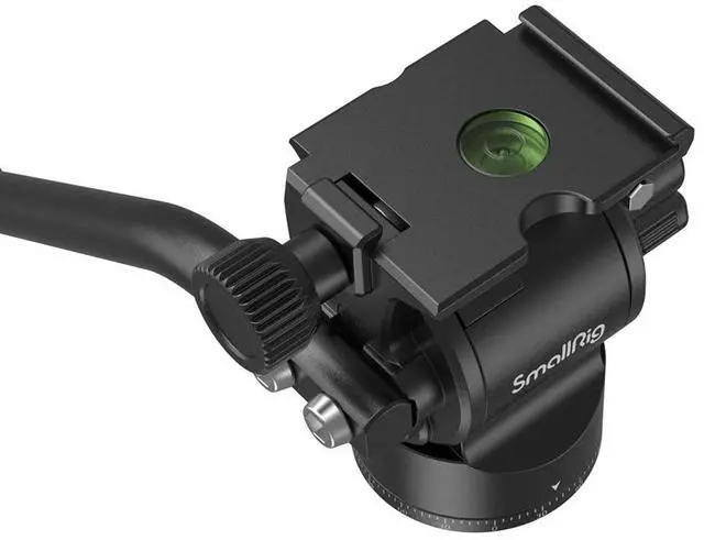 Alt view image 6 of 7 - SmallRig CT180 4-Section Aluminum Video Tripod with Mini Fluid Head Kit