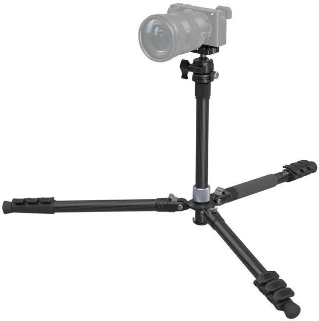 Alt view image 4 of 7 - SmallRig AP-20 4-Section Carbon Fiber Tripod with Ball Head and Center Column