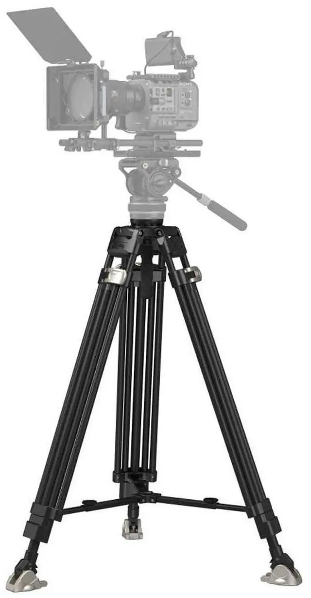 Alt view image 4 of 4 - SmallRig FreeBlazer 3-Section Heavy-Duty Carbon Fiber Tripod with 75mm Bowl