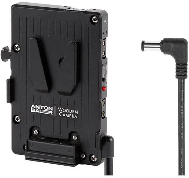 Alt view image 3 of 3 - Wooden Camera WC Pro V-Mount Plate with Connector for Sony FS7, FS5, Panasonic EVA1