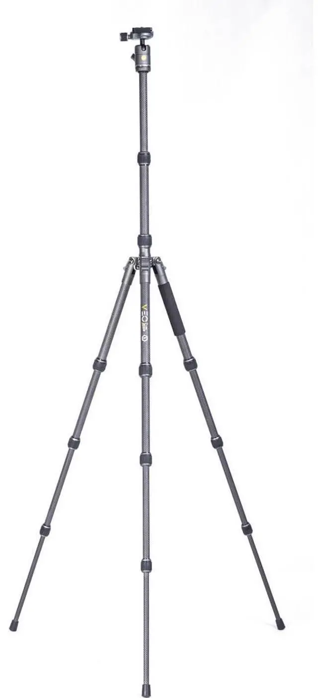 Alt view image 4 of 7 - Vanguard VEO 3 GO 204AB 20mm 4-Section Aluminum Travel Tripod with T-45 Ball Head