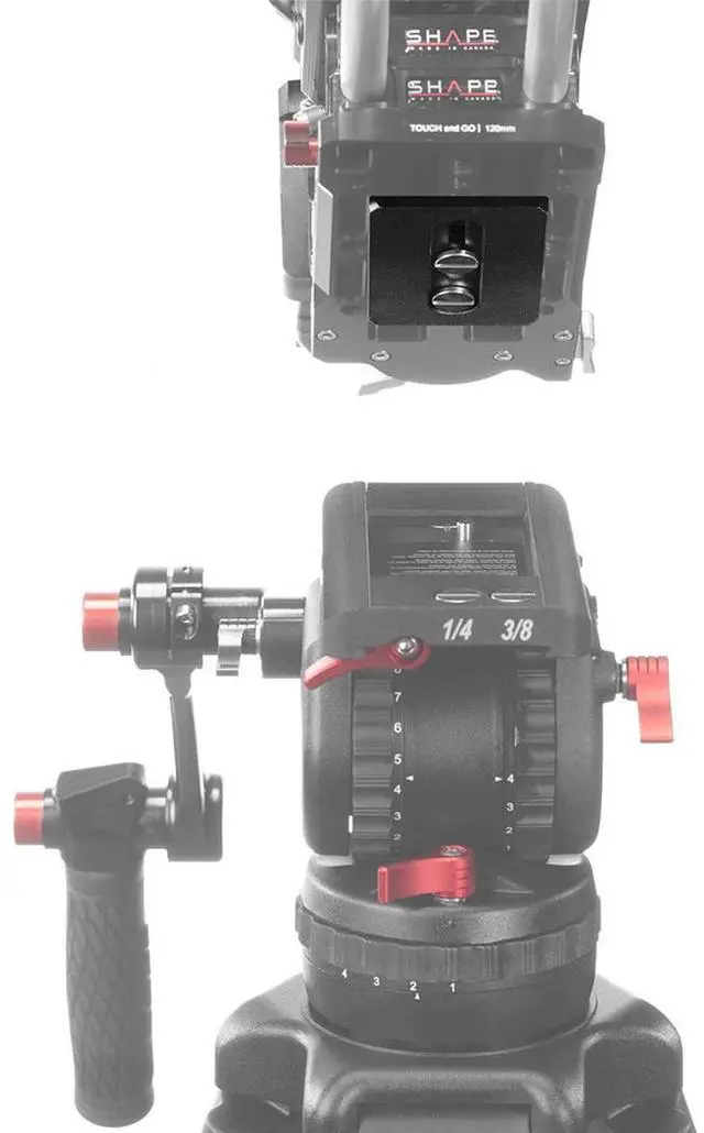 Alt view image 3 of 7 - Shape Quick-Release Adapter Plate for ST15/ST15MD Tripod