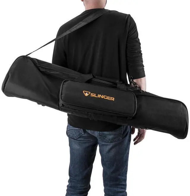 Alt view image 7 of 7 - Slinger Deluxe Padded 35" Tripod Case (Black) #BB-3035