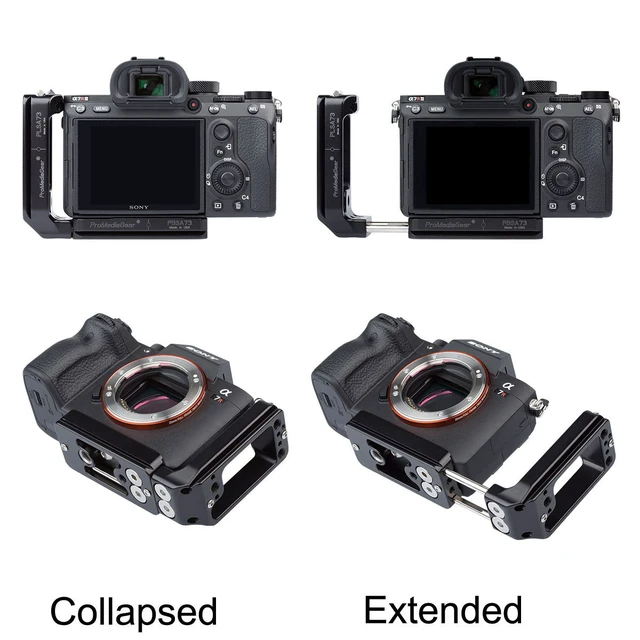 Alt view image 2 of 5 - ProMediaGear L-Bracket for Sony Alpha a7 III/a7R III Cameras and Arca-Swiss Type Tripod Heads