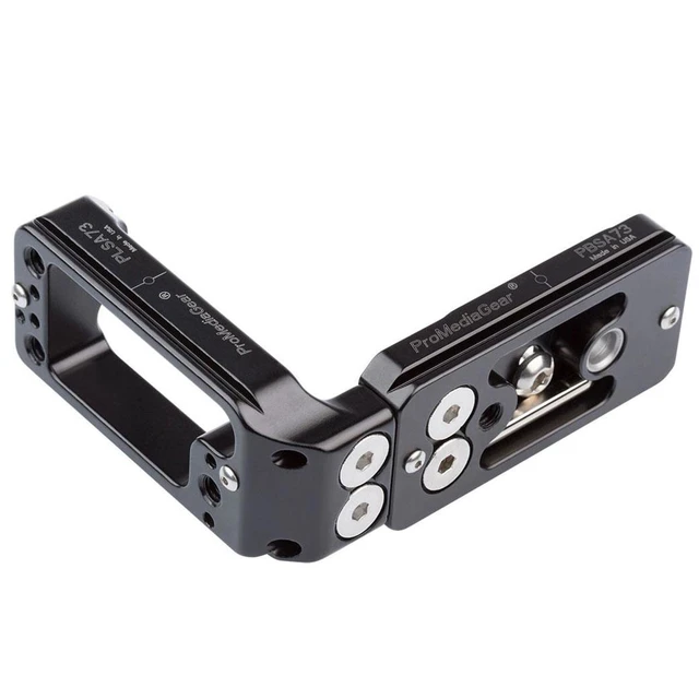 Alt view image 5 of 5 - ProMediaGear L-Bracket for Sony Alpha a7 III/a7R III Cameras and Arca-Swiss Type Tripod Heads