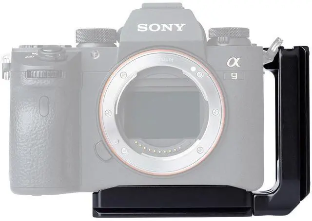 Alt view image 3 of 6 - ProMediaGear L-Bracket for Sony Alpha a9 Camera and Arca-Swiss Type Tripod Heads