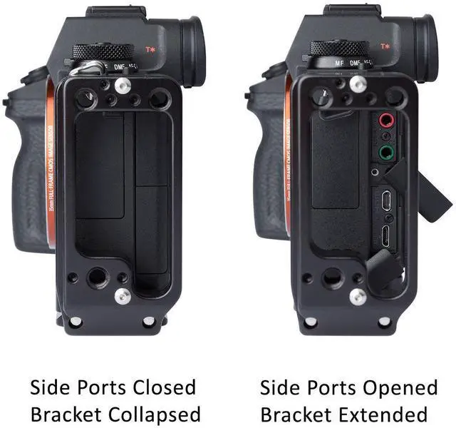 Alt view image 6 of 6 - ProMediaGear L-Bracket for Sony Alpha a9 Camera and Arca-Swiss Type Tripod Heads
