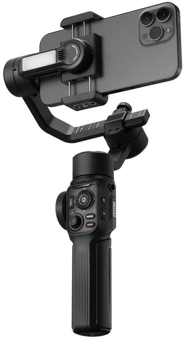 Alt view image 4 of 7 - Zhiyun SMOOTH 5S AI 3-Axis Handheld Gimbal Stabilizer Standard for Smartphone, Black