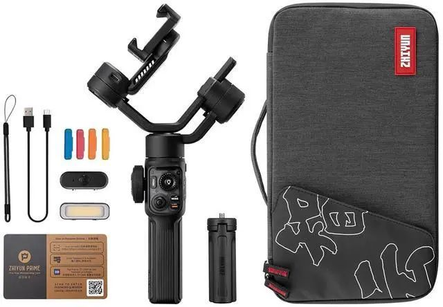 Main image of Zhiyun SMOOTH 5S AI 3-Axis Handheld Gimbal Stabilizer Pro for Smartphone, Black