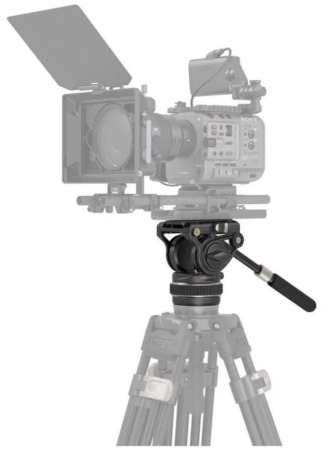 Alt view image 3 of 5 - SmallRig DH10 Heavy-Duty Video Head with 75mm Flat Base