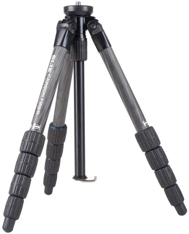 Main image of Slik PRO CF-635 5-Section Carbon Fiber Tripod, 51.5" Max Height, Black