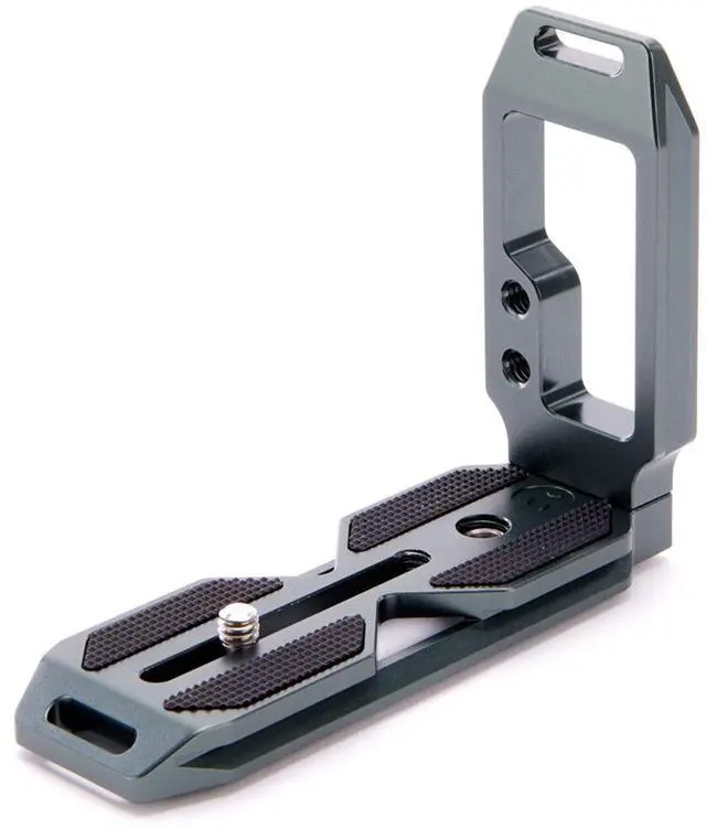 Alt view image 2 of 7 - 3 Legged Thing QR11 2.0 115mm Quick Release Universal L-Bracket, Metallic Slate Gray