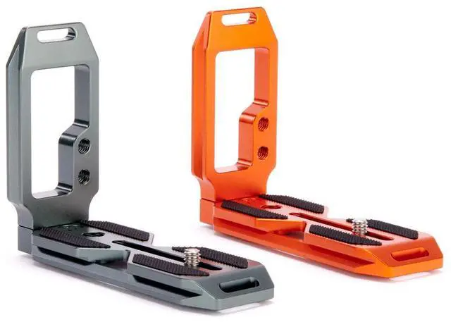 Alt view image 7 of 7 - 3 Legged Thing QR11 2.0 115mm Quick Release Universal L-Bracket, Metallic Slate Gray