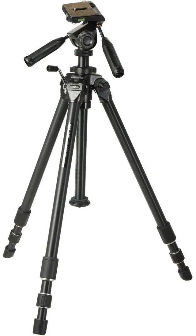 Main image of Slik Professional II 3-Section Aluminum Tripod with 3-Way Pan Head, Black