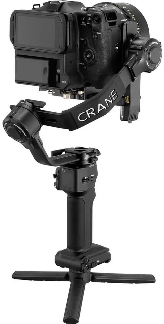 Alt view image 3 of 7 - Zhiyun CRANE 4 3-Axis Handheld Gimbal Stabilizer Combo Kit