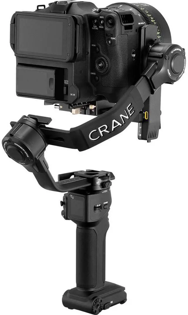 Alt view image 4 of 7 - Zhiyun CRANE 4 3-Axis Handheld Gimbal Stabilizer Combo Kit