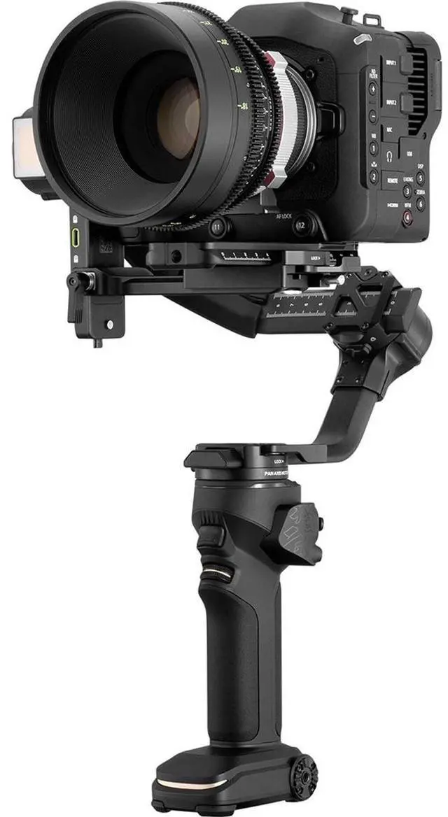 Alt view image 6 of 7 - Zhiyun CRANE 4 3-Axis Handheld Gimbal Stabilizer Combo Kit