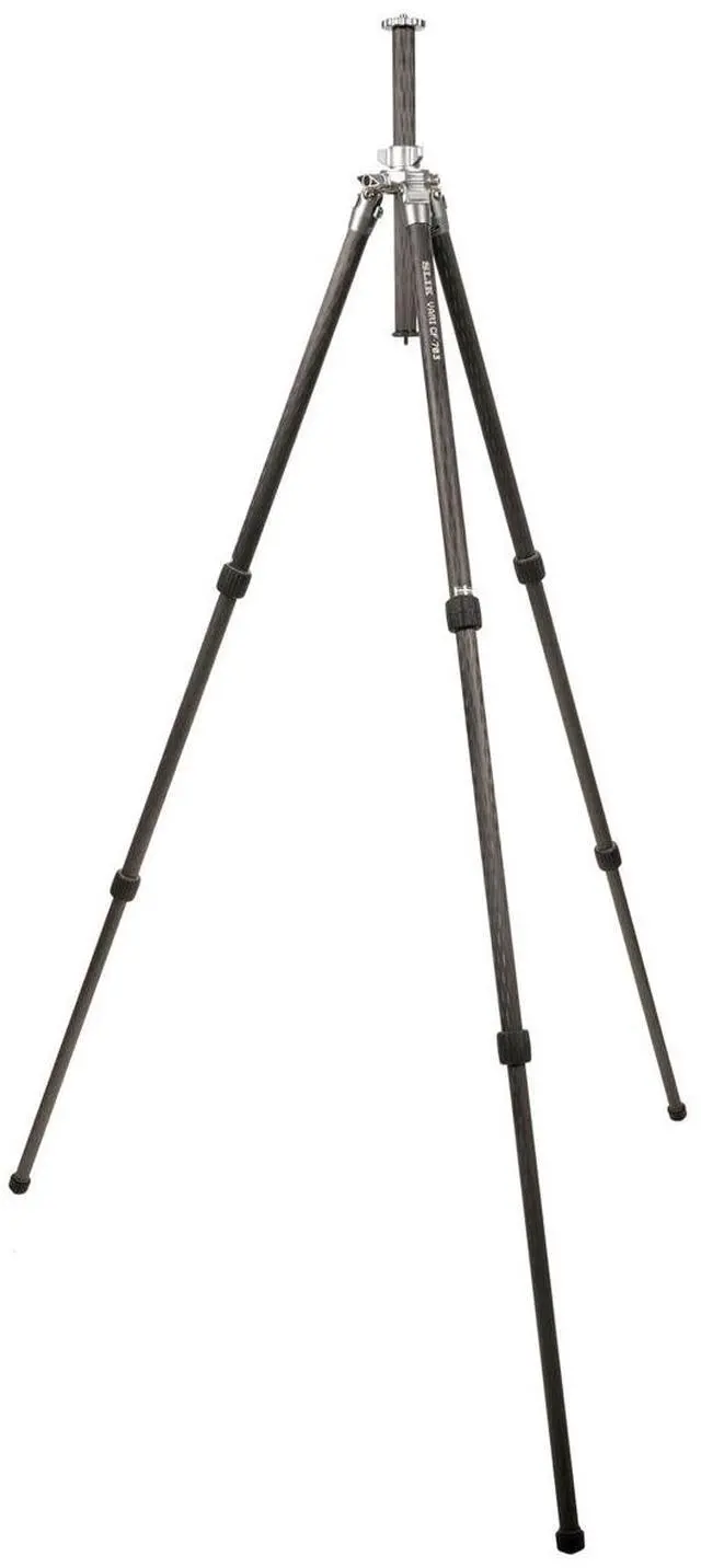 Alt view image 5 of 8 - Slik VARI CF-703 3-Section CF Tripod Professional Kit, 17.6 lbs Capacity #615928