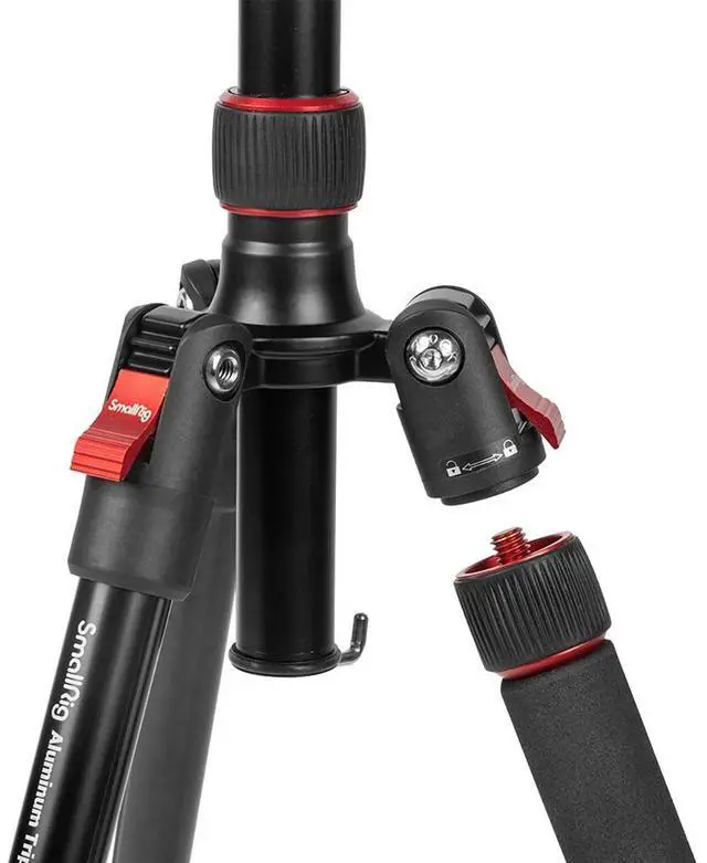 Alt view image 6 of 7 - SmallRig T-10 4-Section Aluminum Tripod