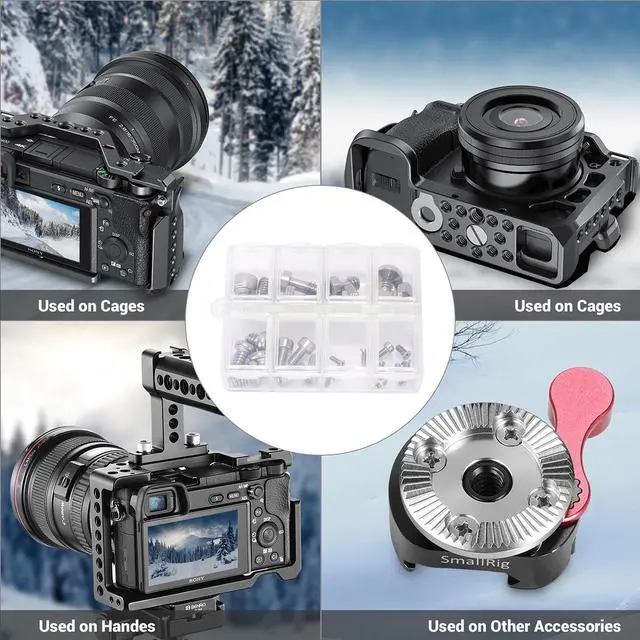 Alt view image 5 of 7 - SmallRig Screw Set for Camera Accessories