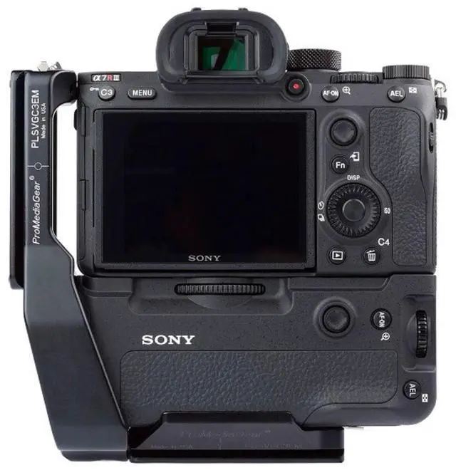 Alt view image 4 of 4 - ProMediaGear PLSVGC4EM L-Bracket for Sony Alpha a7R IV and a9 Mark II with VG-C4EM Battery Grip