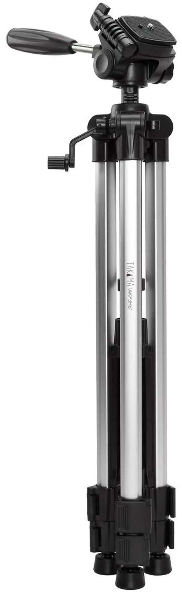 Alt view image 6 of 7 - Takama Aluminum 3-Section Tripod with 3-Way Head, 61" Max Height