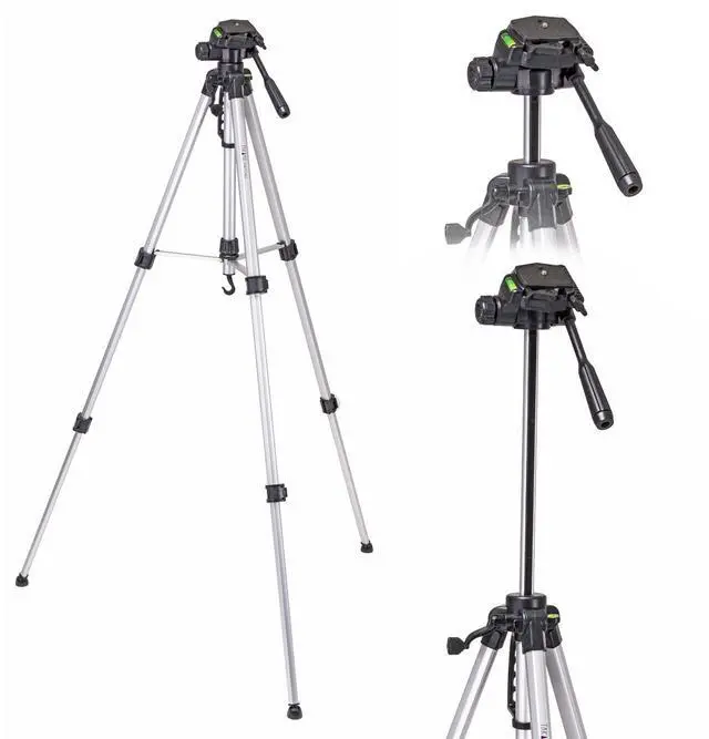 Alt view image 5 of 7 - Takama Aluminum 3-Section Tripod with 3-Way Head, 66" Max Height