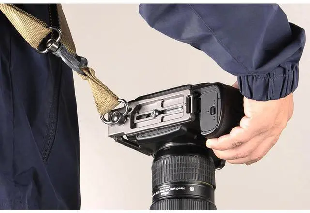 Alt view image 4 of 4 - SunwayFoto DPL-07 Universal Arca-Swiss L-Bracket with QD Sling Swivel Socket for DSLR Camera